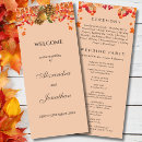Search for autumn wedding programs Calligraphy script