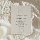 Search for black ivory wedding invitations Modern