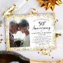 Search for elegant 50th wedding anniversary invitations Stylish