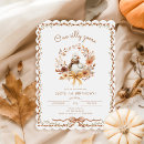 Search for fall 1st birthday invitations Whimsical