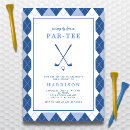 Search for argyle birthday invitations Blue