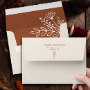 Search for burnt orange envelopes Simple minimalist