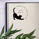 Search for cats rubber stamps Round