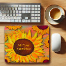 Search for sunflower mousepads Yellow