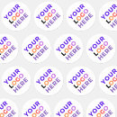 Search for unique business stickers Your logo here