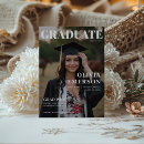 Search for magazine cover graduation invitations Class of 2025