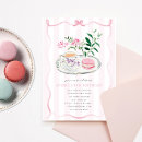 Search for macaron birthday invitations Tea party