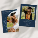 Search for blue graduation invitations High school college university