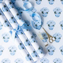Search for blue hydrangea wrapping paper Chic