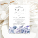 Search for 20th wedding anniversary invitations Floral