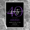 Search for purple invitations Typography