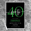Search for lime birthday invitations Typography