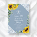 Search for sunflower first communion invitations Modern