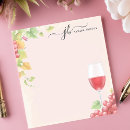 Search for grapes notepads Vineyard