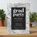 Search for stripes graduation invitations Modern
