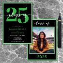 Search for green and white graduation invitations Trendy