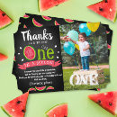 Search for one in a melon thank you cards Watermelon