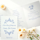 Search for tri fold wedding programmes Minimalist