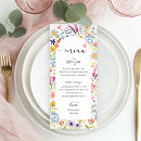 Search for floral menus Bridal shower
