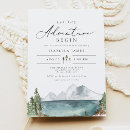 Search for adventure bridal shower invitations Let the adventure begin