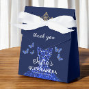 Search for royal blue favour boxes Butterfly