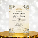 Search for white quinceanera invitations 15th birthday xv anos