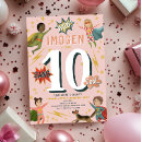 Search for girl superhero invitations Cool