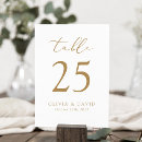 Search for double sided table cards Gold