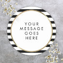 Search for black stripes stickers Birthday party