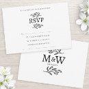 Search for couples rsvp cards Minimalist