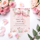 Search for floral sweet 16 invitations Pink