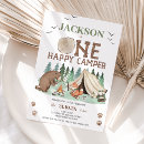 Search for camping party invitations Woodland