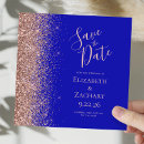 Search for royal blue save the dates Elegant