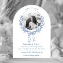 Search for floral circle wedding invitations Minimalist