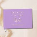 Search for lilac guest books Letters to the bride