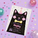 Search for kitty cat invitations Pastel