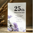 Search for elegant 25th wedding anniversary invitations Watercolor