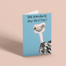 Search for funny ostrich birthday cards Ostriches