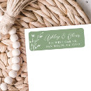 Search for green sage return address labels Floral