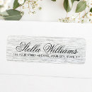 Search for wood planks return address labels Rustic