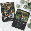 Search for black and white graduation invitations Minimalist