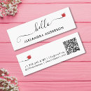 Search for hello business cards Informal casual hello