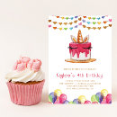 Search for unicorn cake invitations Glitter