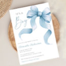 Search for bow baby boy shower invitations Spring summer fall winter