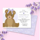 Search for whimsical baby girl shower invitations We can bearly wait