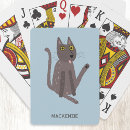 Search for cat playing cards Kitty