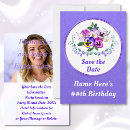 Search for purple 30th birthday invitations Flower