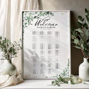 Search for gold white wedding seating charts Botanical