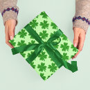 Search for clover wrapping paper St patrick's day
