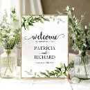 Search for greenery wedding posters Green and white
